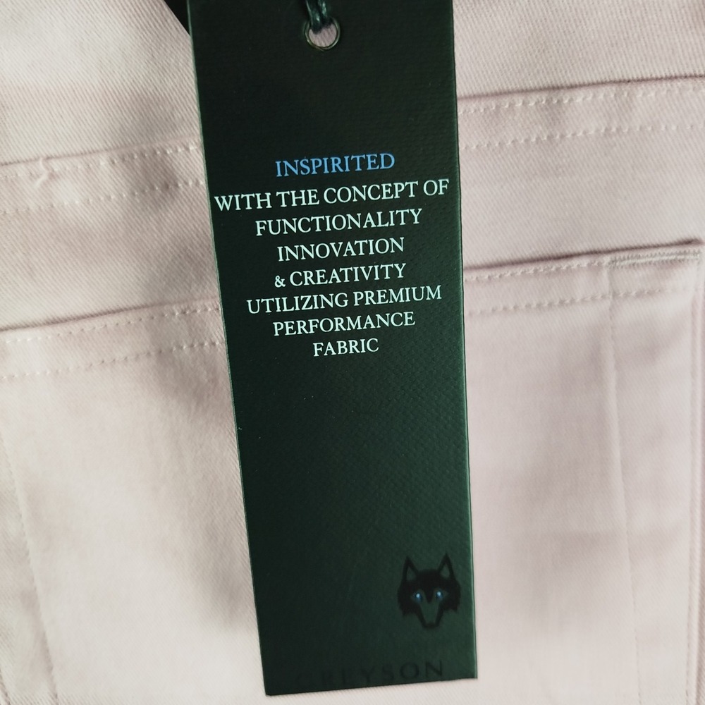 Greyson Pants Mens 33x32 Quartz Pink Armonk 5 Pocket Trouser Chino Golf $195 NWT - Picture 7 of 16